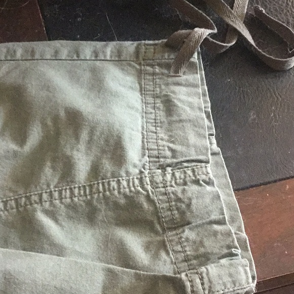 Khaki Cargo Capris - Picture 6 of 11